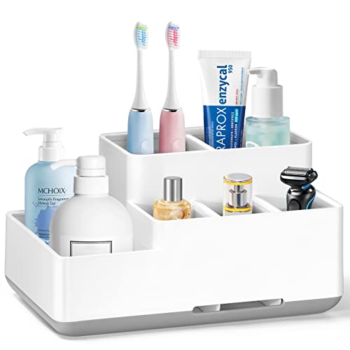 7CDXD Electric Toothbrush Holder with 6 Compartments and Drainage
