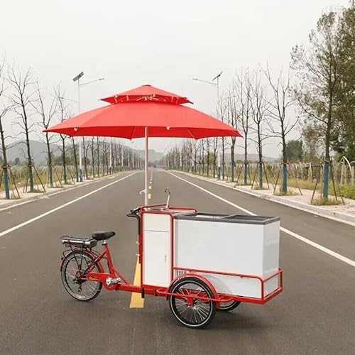 Electric Tricycle Ice Cream Freezer Cart