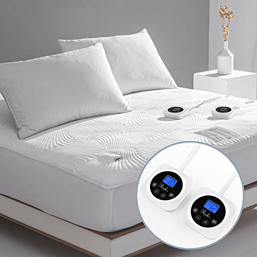 Electric Zoned Heated Mattress Pad Cover