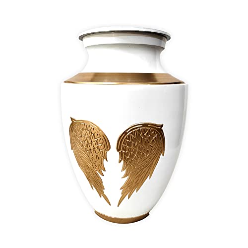 Elegant Angel Wing Cremation Urns for Human Ashes