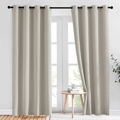 Elegant Blackout Curtains for Living Room - Thermal Insulated