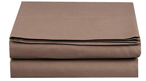 Elegant Comfort 1500 Thread Count Flat Sheet, Wrinkle-Free, Stain-Resistant