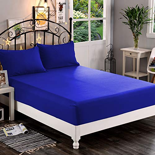 Elegant Comfort Premium Fitted Sheet - Queen, Royal Blue