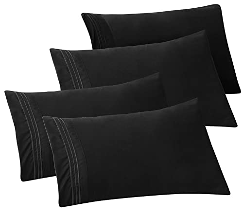 Elegant Comfort Solid Pillowcases