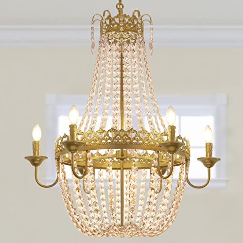 Elegant French Empire Crystal Chandelier 51qqpkkYgL 