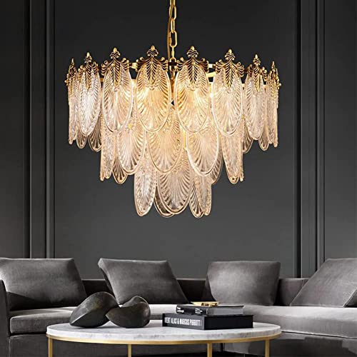 Elegant Golden Crystal Chandelier for Luxurious Lighting