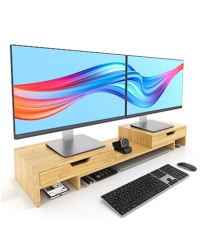 Elephance Dual Monitor Stand Riser