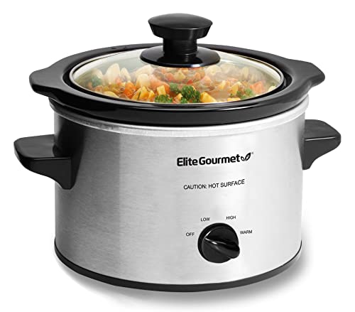Elite Gourmet 1.5 Quart Electric Slow Cooker