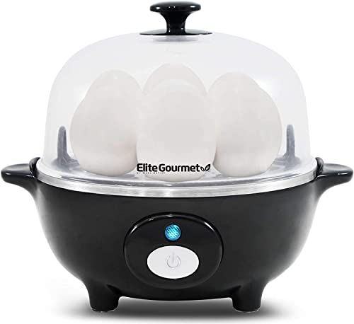 Elite Cuisine 6-Cup Rice Cooker with Glass Lid ERC-003