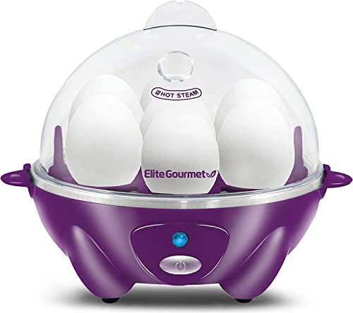 Elite Gourmet MST-275XP Electric Oval Slow Cooker, 2Qt Capacity, Purple