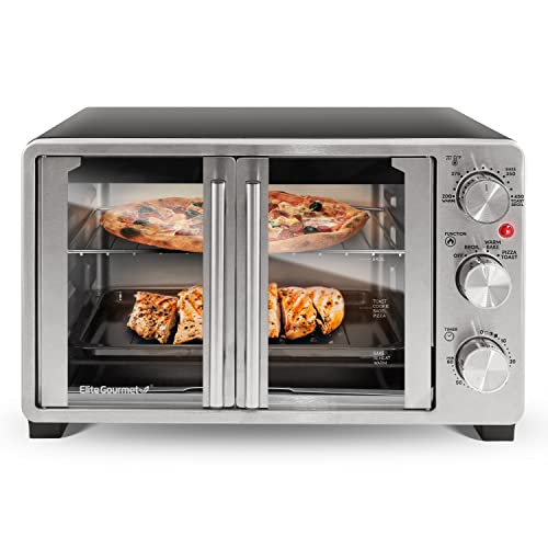 Elite Gourmet ETO2530M Double French Door Toaster Oven
