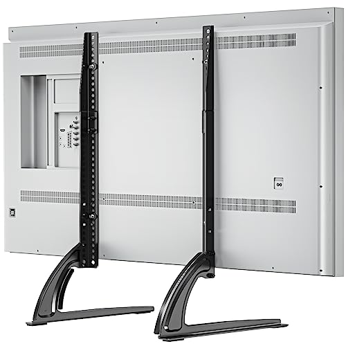 Universal TV Stand for 32-70 Inch Flat Screen TVs, Height Adjustable, Max 88 lbs