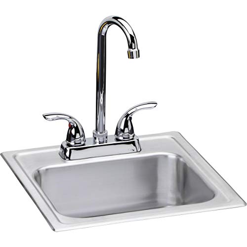 Elkay Stainless Steel Bar Sink + Faucet Kit