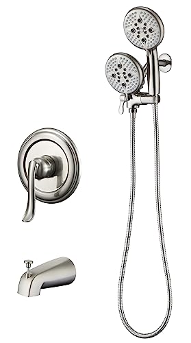 ELLO&ALLO Brushed Nickel Shower Faucet Set