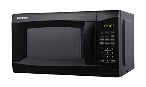 Emerson 0.7 CU. FT. 700 Watt, Touch Control, Black Microwave Oven, MW7302B