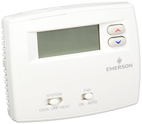 Emerson 1F86 0244 Non Programmable Thermostat 1H/1C, Blue