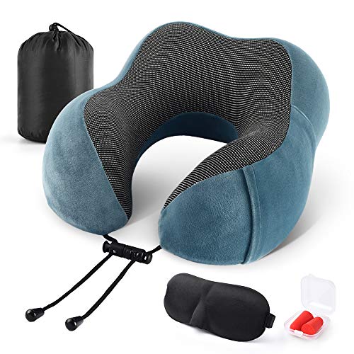 Emgthe Travel Pillow 100% Memory Foam Pillow