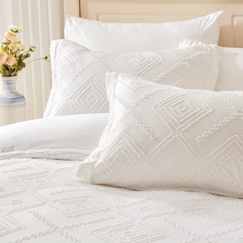 EMME Tufted Twin Comforter Cover Set