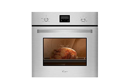 Empava 24 in. 2.3 cu. Ft. Gas Wall Oven with Convection and Rotisserie Functions