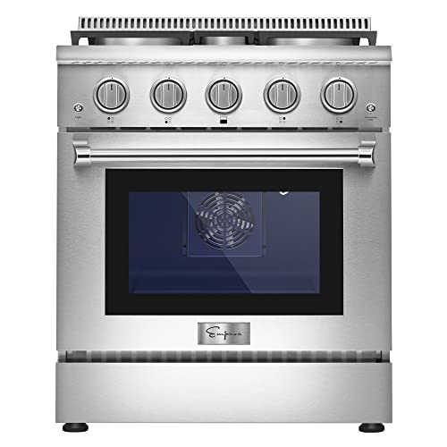 Empava 30 in. 4.2 cu. ft. Pro-Style Slide-In Single Oven Gas Range