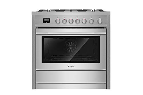 Empava 36 in. Pro Gas Range with Convection Oven