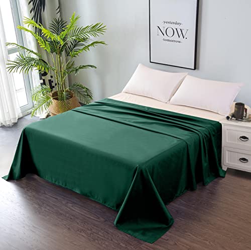 Empire Home Fashi Bed Flat Sheet - Hunter Green, Twin
