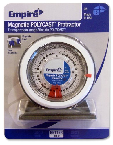 Empire Level 36 Magnetic Polycast Protractor