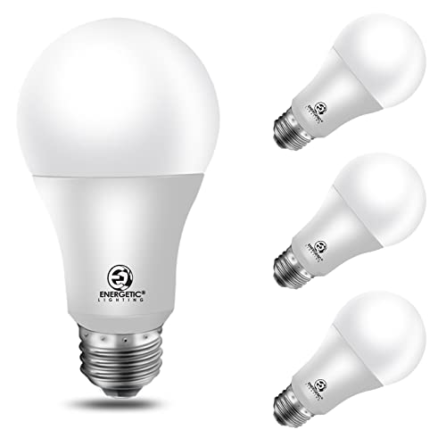 Energetic 100W LED Light Bulb, Non-Dimmable, 4-Pack