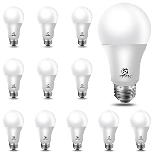 Energetic LED Light Bulbs 100W Equivalent, Soft White, 12-Pack