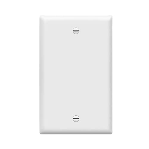 ENERLITES Blank Cover Wall Plate - Durable and Stylish Outlet Cover