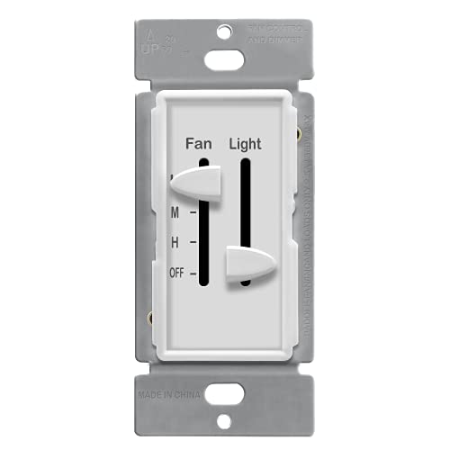 ENERLITES Ceiling Fan Control and LED Dimmer Light Switch