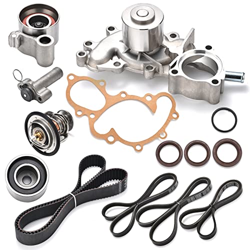 Engine Timing Belt Kit with Water Pump for Toyota 4Runner Tacoma Tundra T100