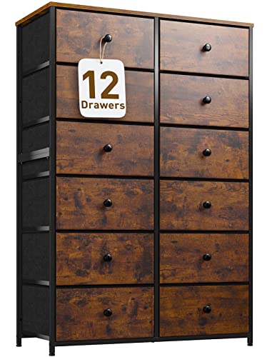 EnHomee 12-Drawer Dresser for Bedroom