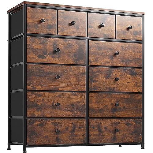 EnHomee 12-Drawer Fabric Chest for Bedroom and Living Room
