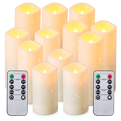 Enpornk Flameless Candles Set of 12