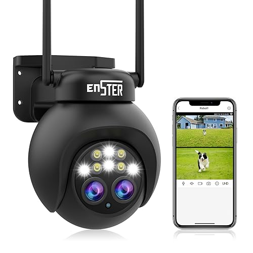 ENSTER 360° PTZ Outdoor Security Camera