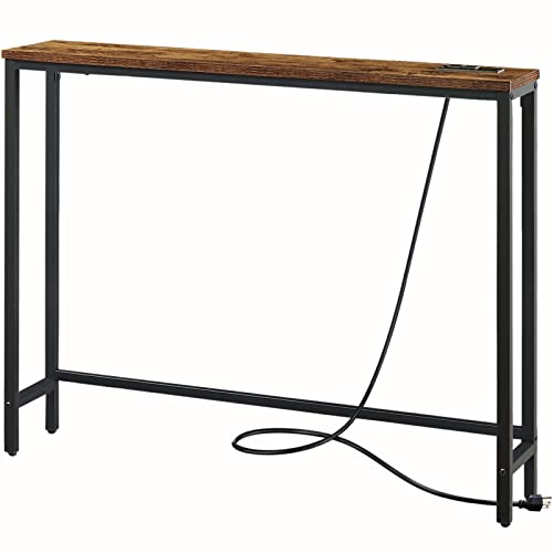 Entryway Table with Power Outlets & USB Ports