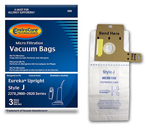EnviroCare Replacement Vacuum Cleaner Dust Bags - 3 Pack