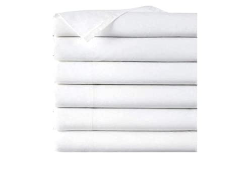 EOM Hotel Sheets - T180 Thread Count Cotton/Polyester Flat Sheet