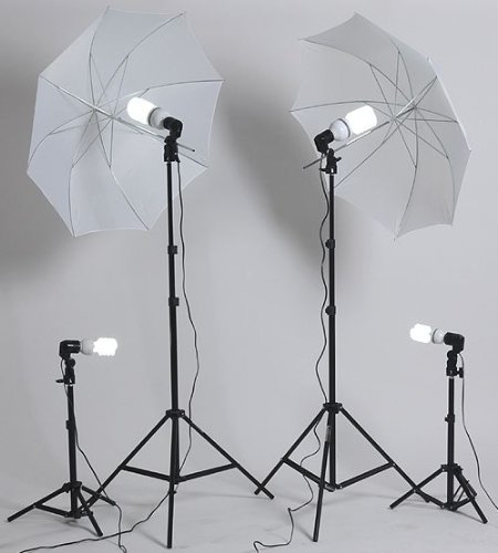ePhoto 1000W Studio Lighting Kit