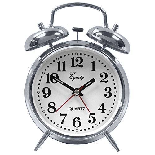 Equity 13014 Analog Twin Bell Alarm Clock