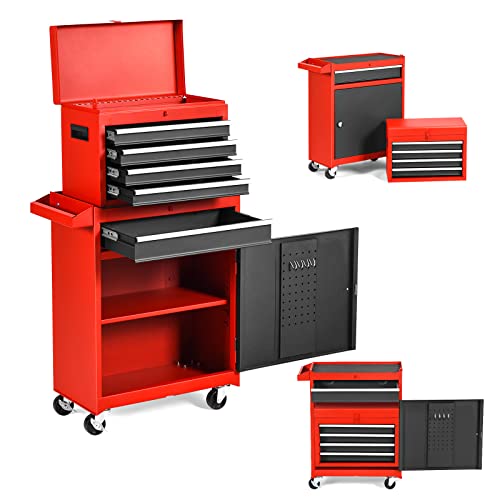 ERGOMASTER 5-Drawer Rolling Tool Chest