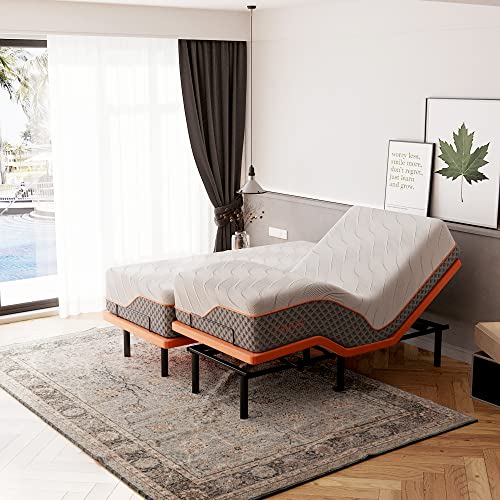 ESHINE Adjustable Bed with Mattress