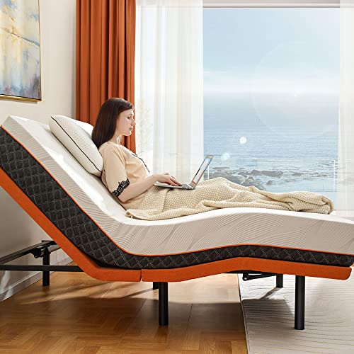 ESHINE King Adjustable Bed Frame