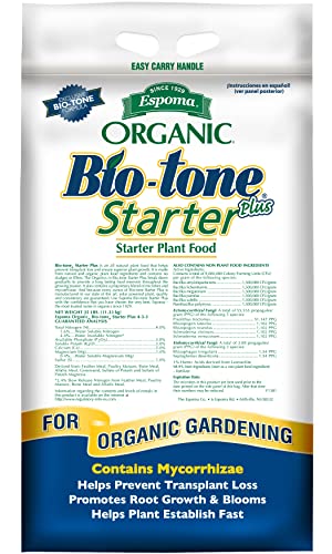 Espoma Organic Bio-Tone 4-3-3 Starter Plant Food with Mycorrhizae; 25 lb. Bag