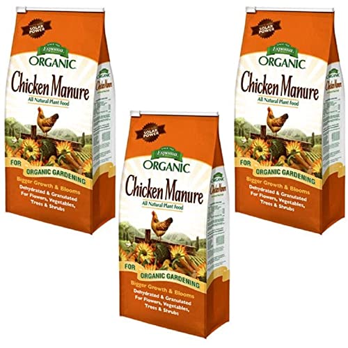 Espoma Organic Chicken Manure - Natural Fertilizer for Plant Growth