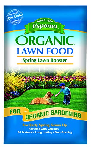 Espoma Organic Lawn Booster Fertilizer, 30-Pound