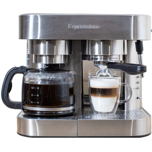 Espressione Combo Stainless Steel Espresso + Coffee Maker