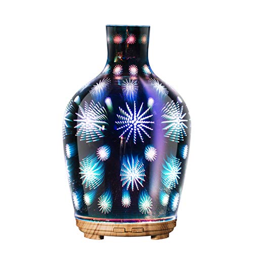 Essential Oil Diffuser with 3D Glass
