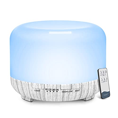 YIKUBEE 500ml Essential Oil Diffuser with Remote Control